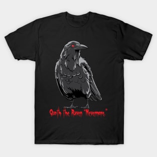 Edgar Allan Poe Quoth the raven nevermore T-Shirt